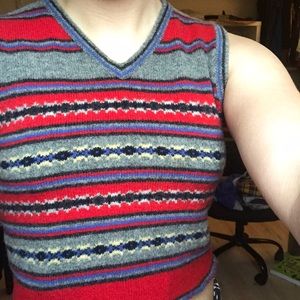 Cropped sweater tank